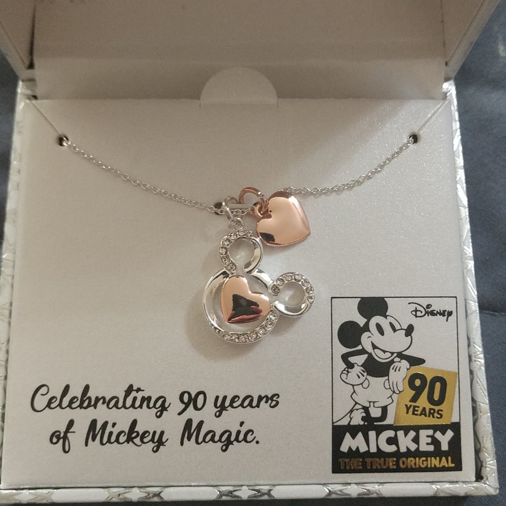 Disney 18" Mickey Necklace 90 Years NWT